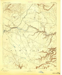 1894 Map of Watrous, NM