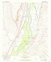 1952 Map of Abeytas, NM, 1973 Print