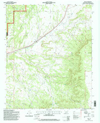preview thumbnail of historical topo map of Torrance County, NM in 1995