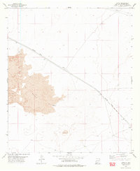preview thumbnail of historical topo map of Doña Ana County, NM in 1978