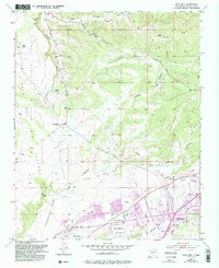 Download a high-resolution, GPS-compatible USGS topo map for Agua Fria, NM (1993 edition)