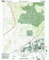 Download a high-resolution, GPS-compatible USGS topo map for Agua Fria, NM (2003 edition)