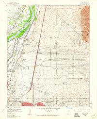 Download a high-resolution, GPS-compatible USGS topo map for Alameda, NM (1960 edition)