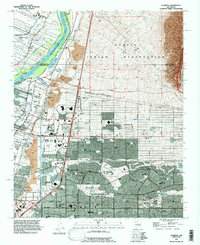 Download a high-resolution, GPS-compatible USGS topo map for Alameda, NM (1998 edition)