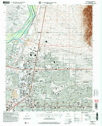 preview thumbnail of historical topo map of Bernalillo County, NM in 2006