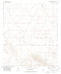 Download a high-resolution, GPS-compatible USGS topo map for Alamo Mountain NE, NM (1977 edition)