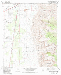 Download a high-resolution, GPS-compatible USGS topo map for Alamogordo South, NM (1984 edition)
