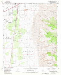 preview thumbnail of historical topo map of Otero County, NM in 1981