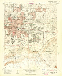 1954 Map of Albuquerque East, 1955 Print
