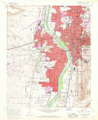 Download a high-resolution, GPS-compatible USGS topo map for Albuquerque West, NM (1969 edition)