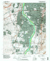 Download a high-resolution, GPS-compatible USGS topo map for Albuquerque West, NM (1996 edition)