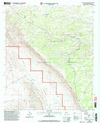 Download a high-resolution, GPS-compatible USGS topo map for Algerita Canyon, NM (2003 edition)