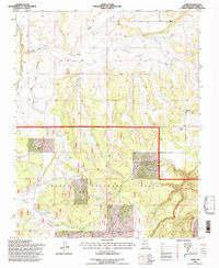 Download a high-resolution, GPS-compatible USGS topo map for Alire, NM (1997 edition)