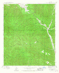 Download a high-resolution, GPS-compatible USGS topo map for Allie Canyon, NM (1968 edition)