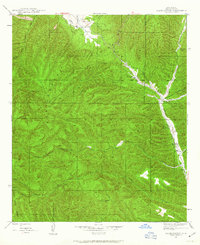 Download a high-resolution, GPS-compatible USGS topo map for Allie Canyon, NM (1963 edition)