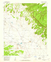 preview thumbnail of historical topo map of McKinley County, NM in 1957