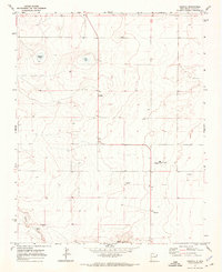 Download a high-resolution, GPS-compatible USGS topo map for Amistad, NM (1973 edition)