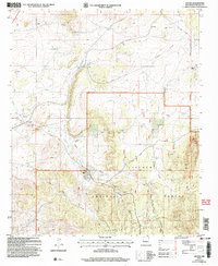 Download a high-resolution, GPS-compatible USGS topo map for Ancho, NM (2006 edition)