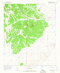 Download a high-resolution, GPS-compatible USGS topo map for Anderson Peak, NM (1967 edition)