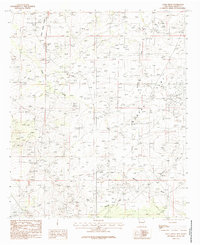 Download a high-resolution, GPS-compatible USGS topo map for Angel Draw, NM (1985 edition)