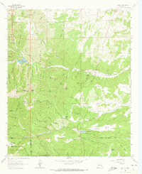 Download a high-resolution, GPS-compatible USGS topo map for Angus, NM (1973 edition)