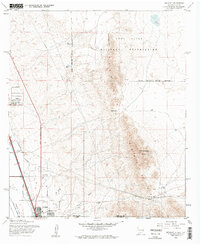 1955 Map of Anthony, NM, 1962 Print