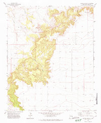 Download a high-resolution, GPS-compatible USGS topo map for Apache Canyon, NM (1974 edition)