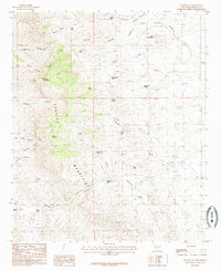 Download a high-resolution, GPS-compatible USGS topo map for Apache Gap, NM (1985 edition)