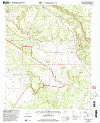Download a high-resolution, GPS-compatible USGS topo map for Apache Springs, NM (2003 edition)