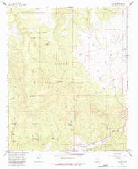 Download a high-resolution, GPS-compatible USGS topo map for Aragon, NM (1984 edition)