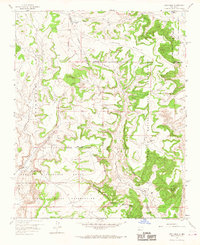 Download a high-resolution, GPS-compatible USGS topo map for Arch Mesa, NM (1967 edition)