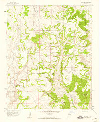 Download a high-resolution, GPS-compatible USGS topo map for Arch Mesa, NM (1959 edition)