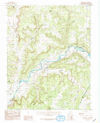 Download a high-resolution, GPS-compatible USGS topo map for Archuleta, NM (1985 edition)