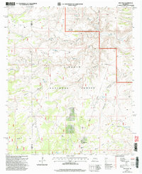 Download a high-resolution, GPS-compatible USGS topo map for Ares Peak, NM (2003 edition)