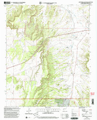 Download a high-resolution, GPS-compatible USGS topo map for Armstrong Canyon, NM (2002 edition)