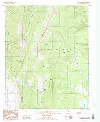 preview thumbnail of historical topo map of Colfax County, NM in 1986