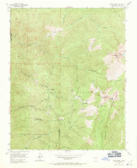 Download a high-resolution, GPS-compatible USGS topo map for Aspen Basin, NM (1971 edition)