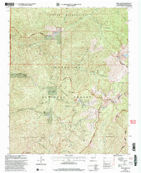 Download a high-resolution, GPS-compatible USGS topo map for Aspen Basin, NM (2003 edition)