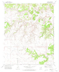 Download a high-resolution, GPS-compatible USGS topo map for Atencio, NM (1975 edition)