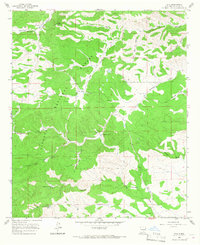 preview thumbnail of historical topo map of Otero County, NM in 1965