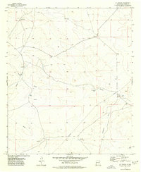 Download a high-resolution, GPS-compatible USGS topo map for B T Ranch, NM (1977 edition)