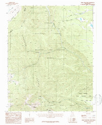 Download a high-resolution, GPS-compatible USGS topo map for Baldy Mountain, NM (1987 edition)