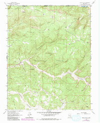 Download a high-resolution, GPS-compatible USGS topo map for Bancos Mesa, NM (1983 edition)