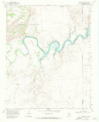 Download a high-resolution, GPS-compatible USGS topo map for Bascom Camp, NM (1971 edition)
