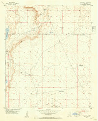 Download a high-resolution, GPS-compatible USGS topo map for Basin Well, NM (1954 edition)