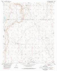 Download a high-resolution, GPS-compatible USGS topo map for Basin Well, NM (1986 edition)