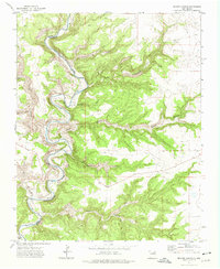 preview thumbnail of historical topo map of Harding County, NM in 1971