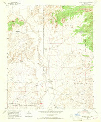 Download a high-resolution, GPS-compatible USGS topo map for Benavidez Ranch, NM (1967 edition)