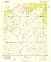 Download a high-resolution, GPS-compatible USGS topo map for Benavidez Ranch, NM (1955 edition)