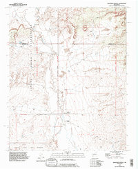 preview thumbnail of historical topo map of Bernalillo County, NM in 1990